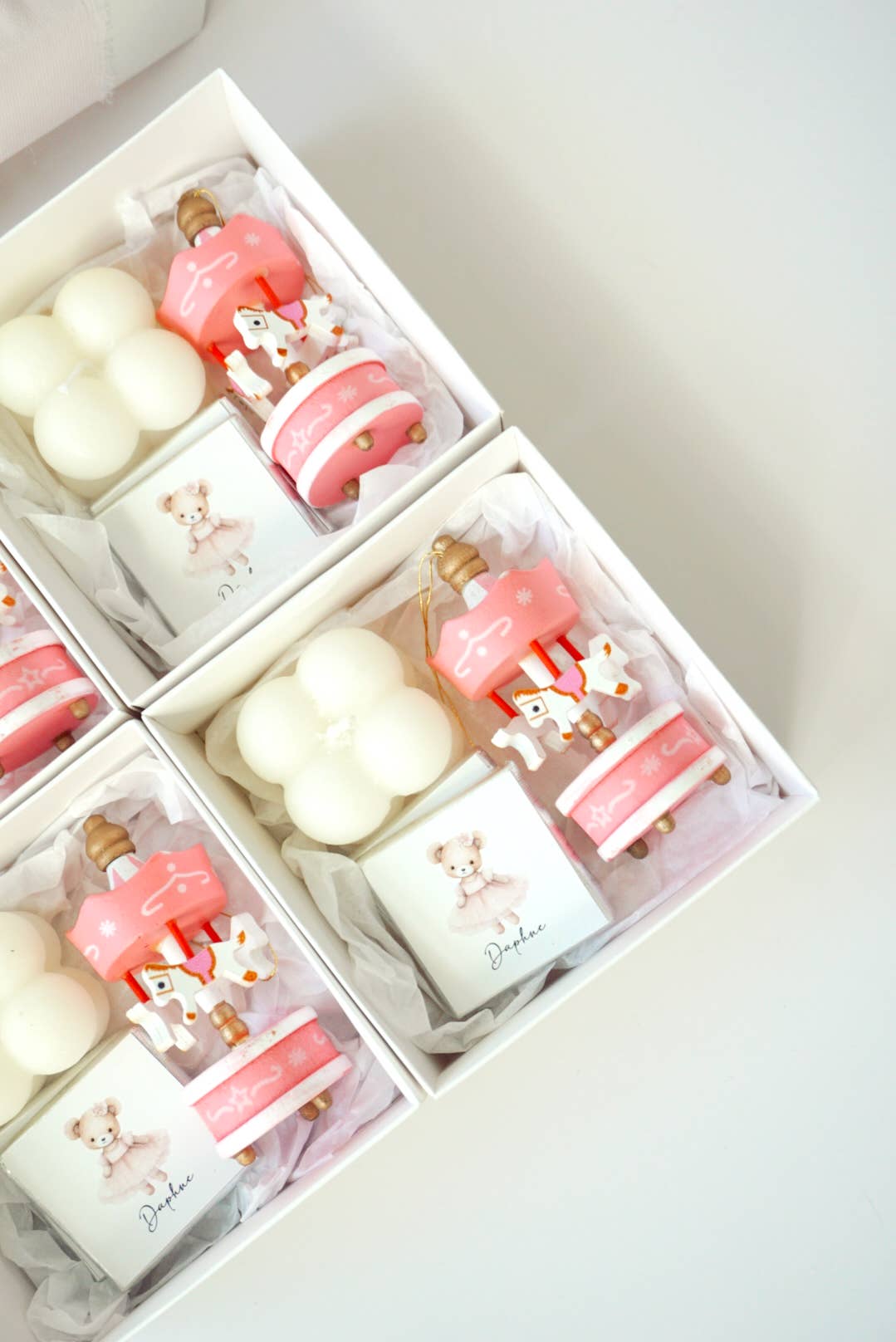 Uniq Favors - Wholesale Party Favor - Carousel Concept Favors Box, Carnival Theme Baby Shower Gift1