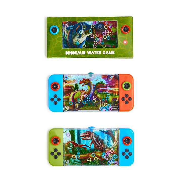 24 Pc Dinosaur Water Game in Gift Box Unit Assorted 3 Styles for wholesale by Cupcakes & Cartwheels by Two's Company