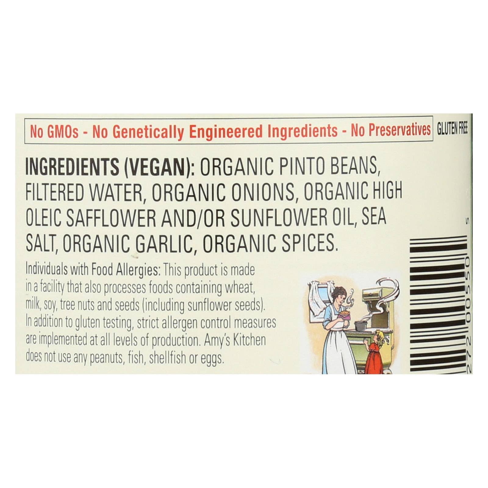 Everyday Supply Co - Wholesale Beans - Amy's Organic Refried Beans, 12-Pack, 15.4 Oz Each2