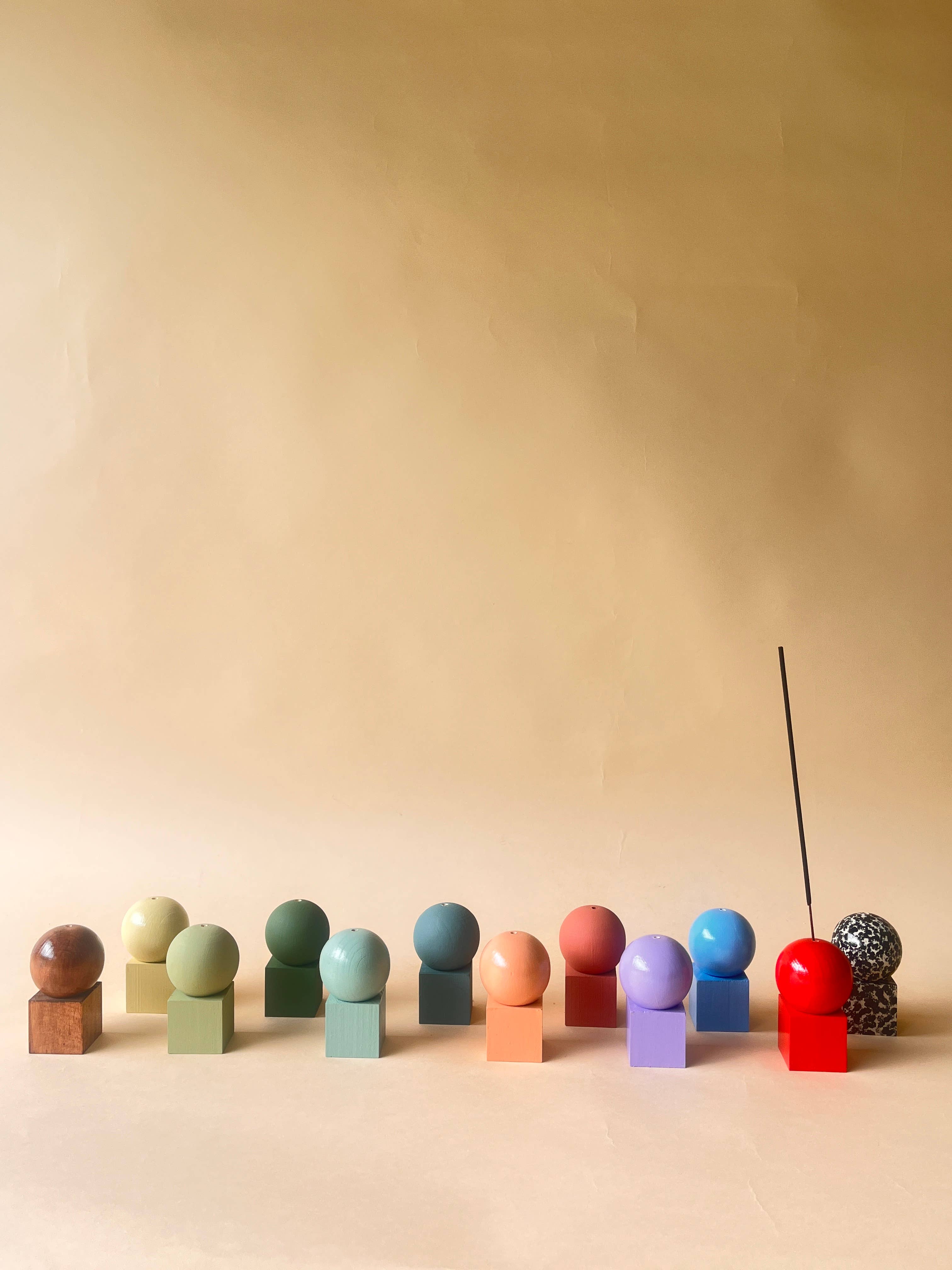 R-KI-TEKT – Porta-incenso por atacado – Suporte de incenso em madeira - salpicado4