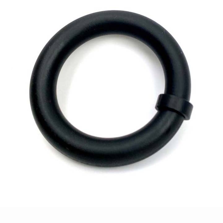 Black Round, rubber, industrial Bangle, Industrial soft bracelet for wholesale on Faire1
