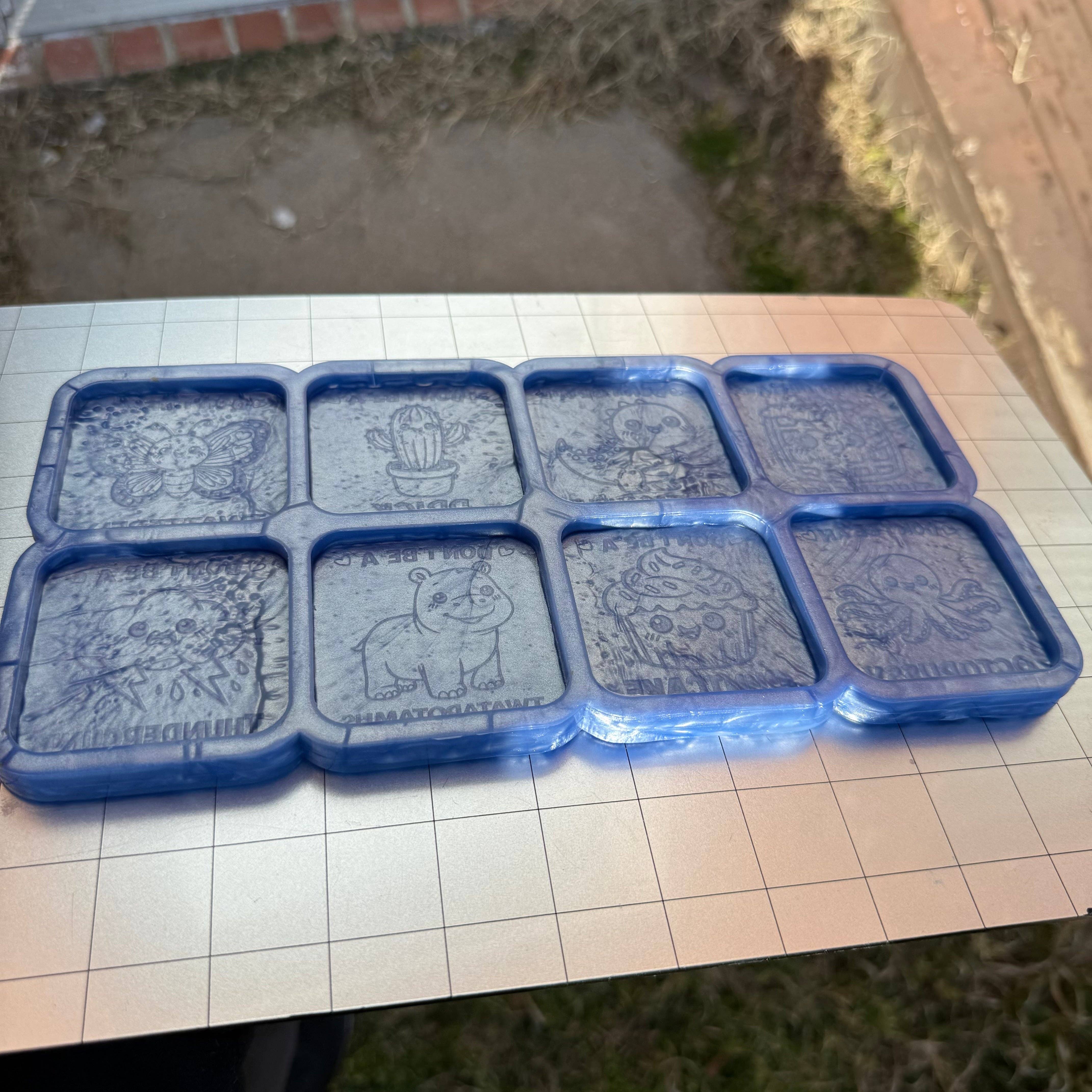 KCRESINSHOP - Wholesale Craft Supplies - Don’t Be A… Palette Mold3