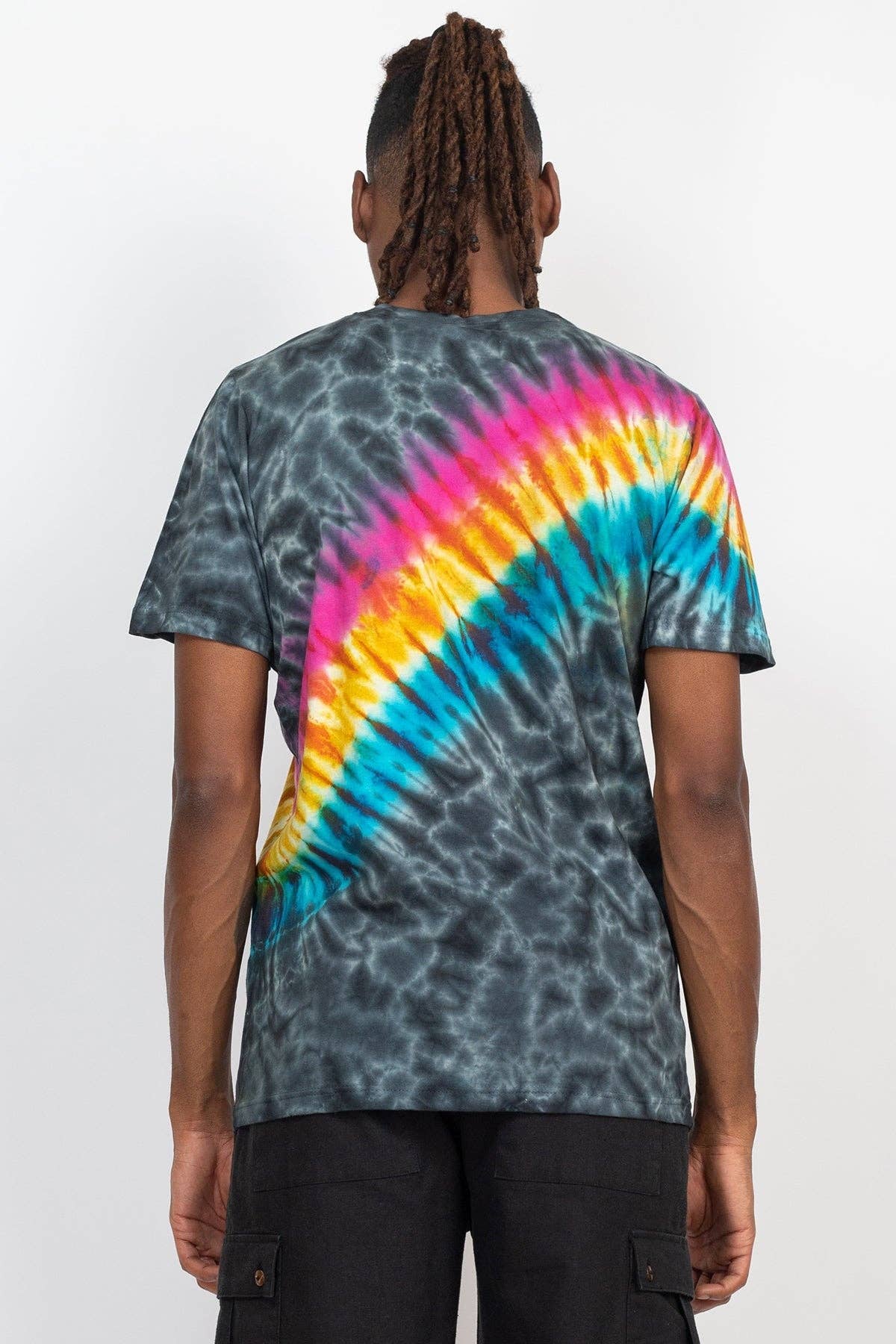 Lakhays Collection Inc. - Vendita all'ingrosso Maglietta - Uomo - T-shirt tie-dye unisex Rainbow Arc4