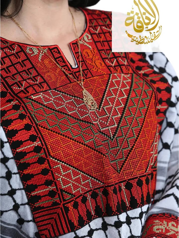 Palestinian Elegance - Wholesale Blouse - Women's - Palestinian Elegance Modest Embroidered Tops for Women3