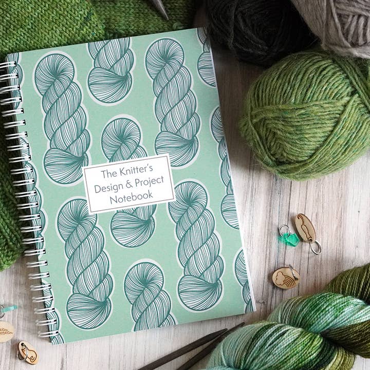 Bri Larson Art - Wholesale Knitting/Crochet Supplies - The Knitter's Design & Project Notebook / Forest