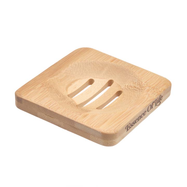 Essence of Life Organics - Venta al por mayor Platitos para jabón de baño - Jabonera de bambú 100% biodegradable5
