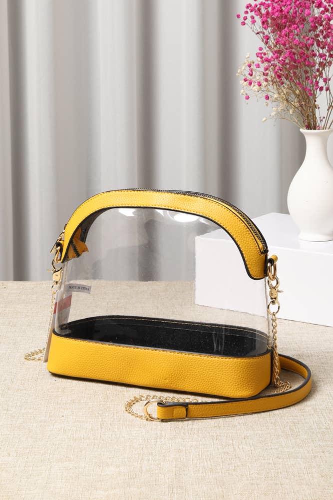 Hana – bolsa tiracolo - Mulher por atacado – Bolsa transparente para estádio e shows4