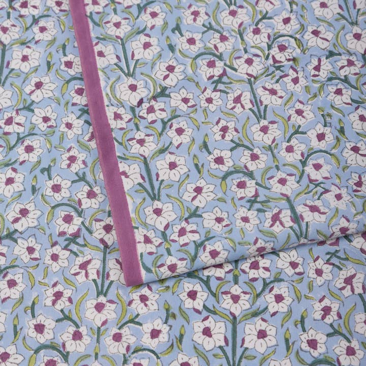 Nargis - Hand Block-Printed Cotton Table Runner for wholesale by Thar Living