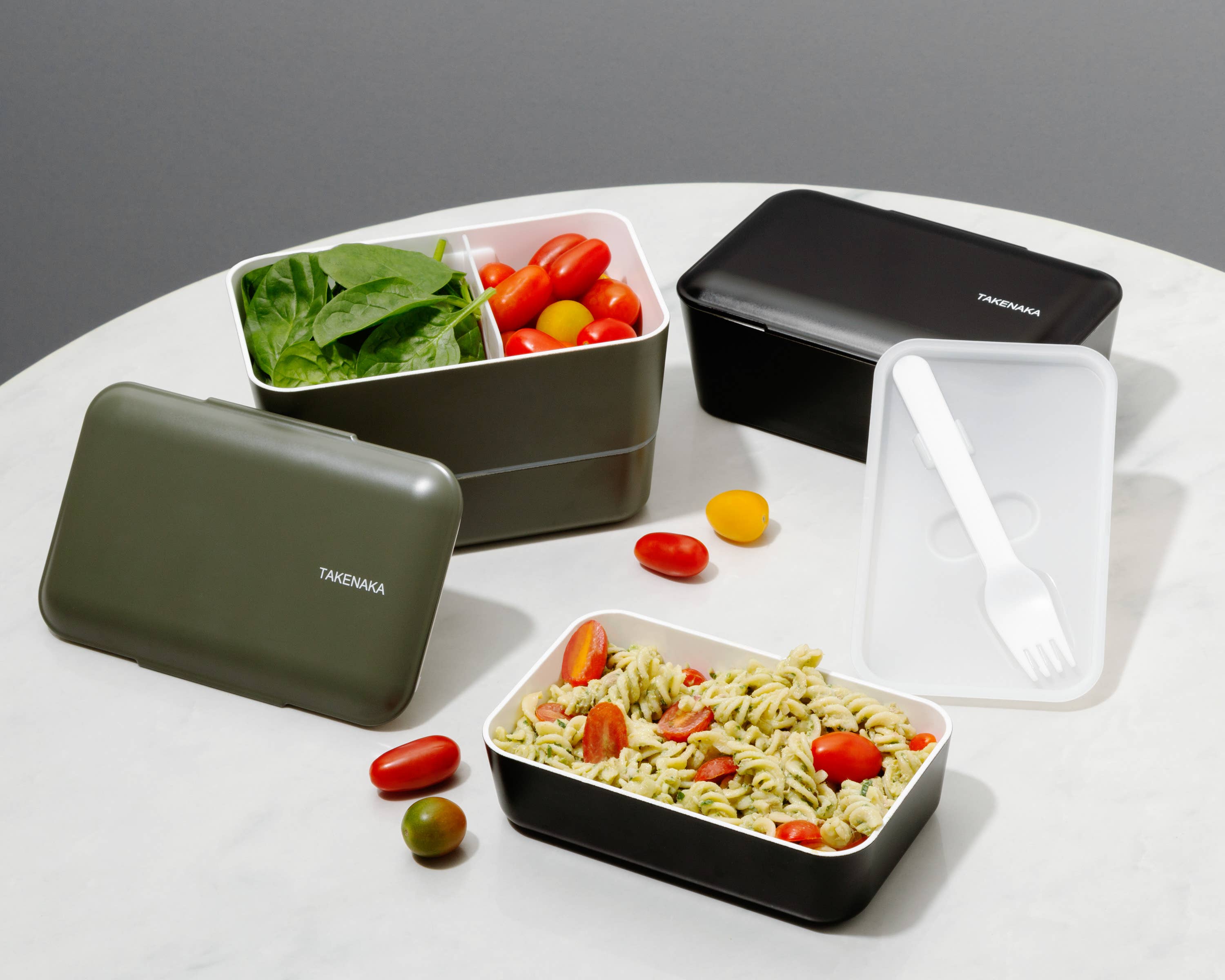 TAKENAKA Bento Box - Wholesale Lunch Bag/Box - Bento Bite Dual Box - Made of Recycled Plastic Bottles9