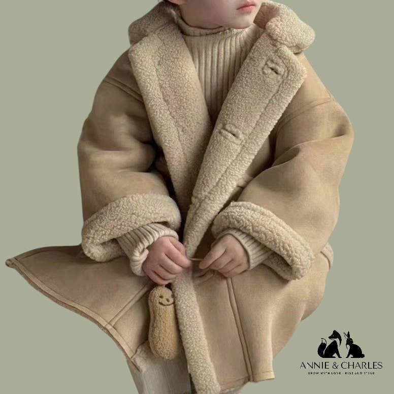 Annie & Charles – Casaco - Crianças por atacado – Casaco infantil de couro ecológico Annie & Charles®10