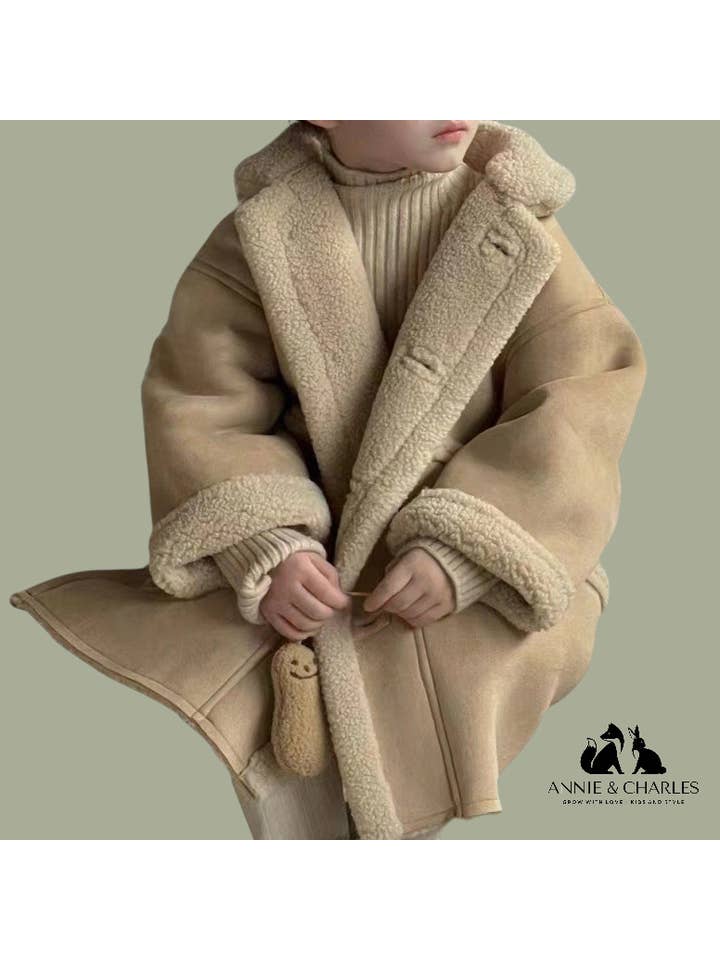 Annie & Charles – Casaco - Crianças por atacado – Casaco infantil de couro ecológico Annie & Charles®10