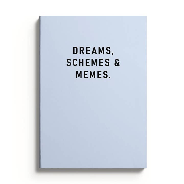 Dreams, Schemes & Memes Notebook (10422) for wholesale by Ohh Deer UK + EU