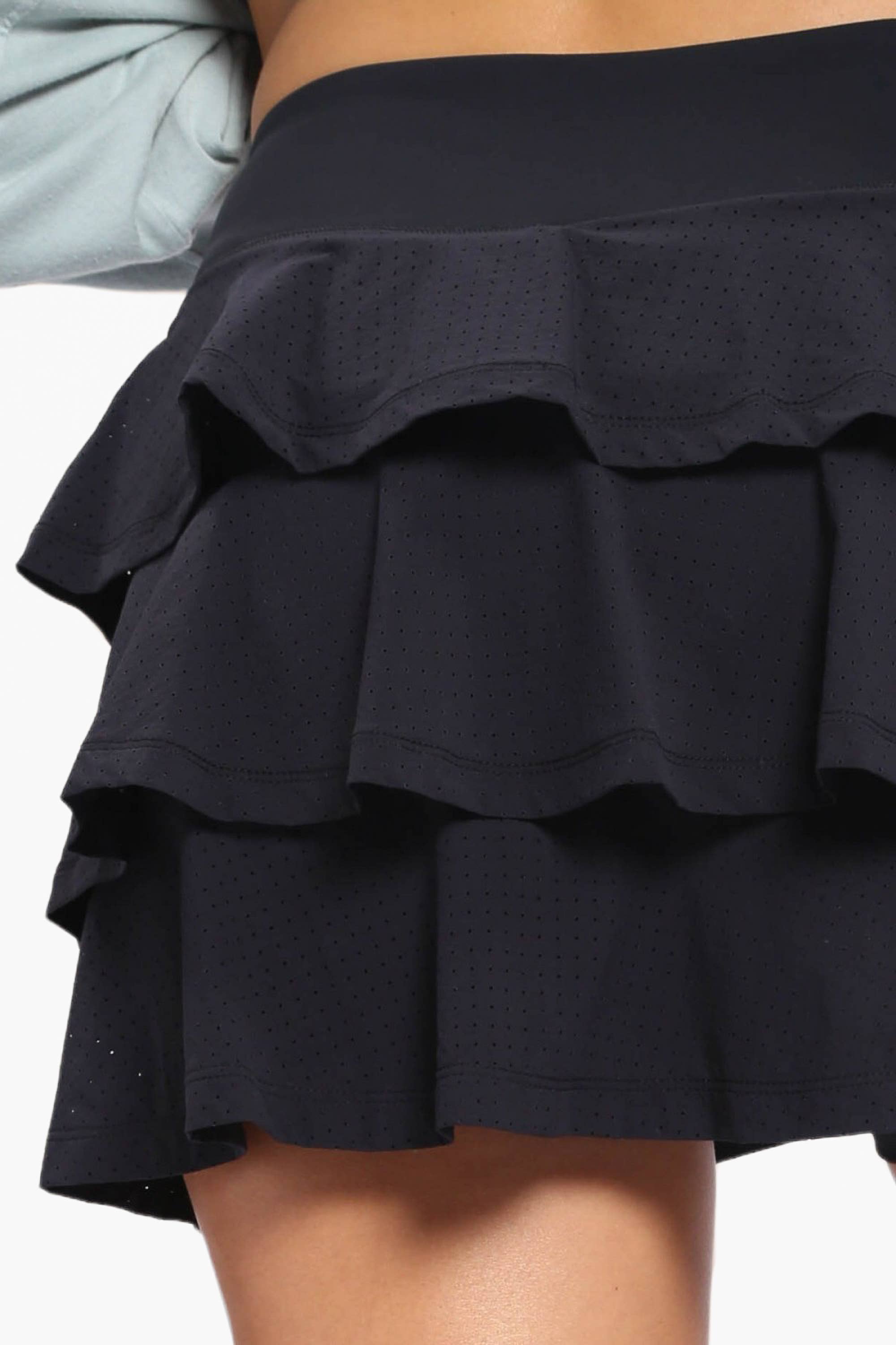 Mono B – Großhandel Skort – Damen – Aktiver Skort mit mikroperforierter Raffung hinten3