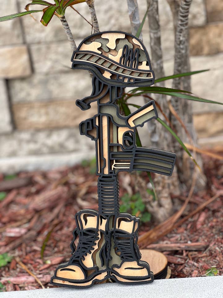 Mandala Battle Cross for wholesale by Creations with Hart