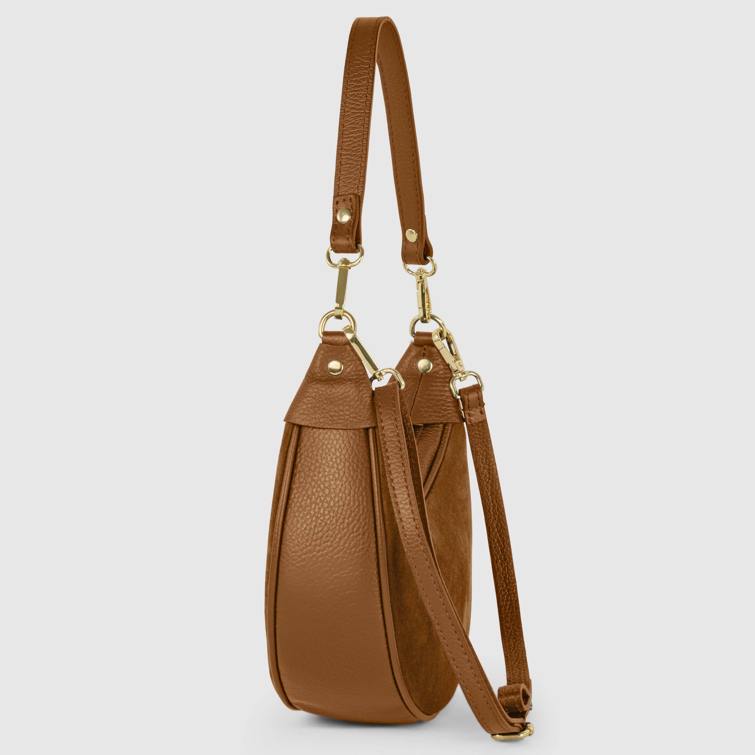 TAKEASY - Vente Sac porté épaule – femme - Sac à bandoulière en cuir suédé18