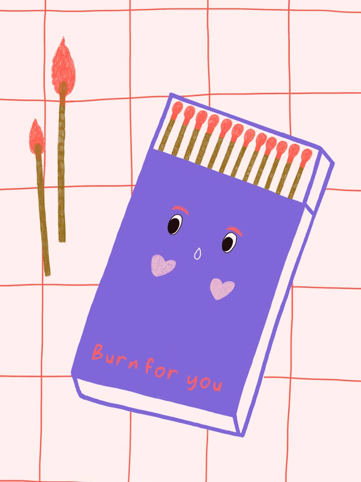 Love You Potato Karte 10 x 15 cm für den Großhandel von MAISON PATATE