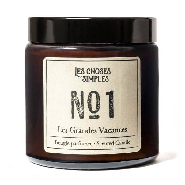 Small Scented Soy-Wax Candle -Nr1 (Amber) for wholesale by Les Choses Simples