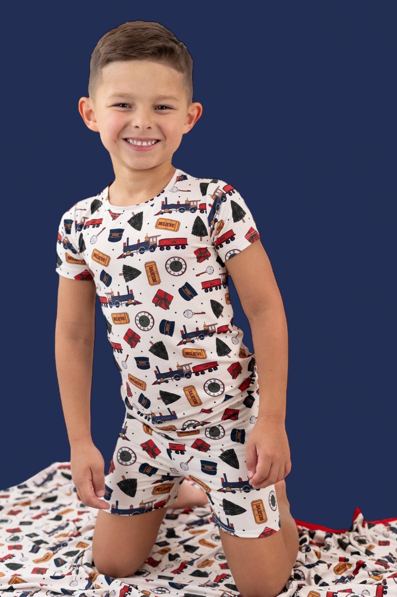 Dream Big Little Co. – Engroshandel Pyjamasæt - Børn – POLAR MAGIC EXPRESS DRØMME KORT SÆT5