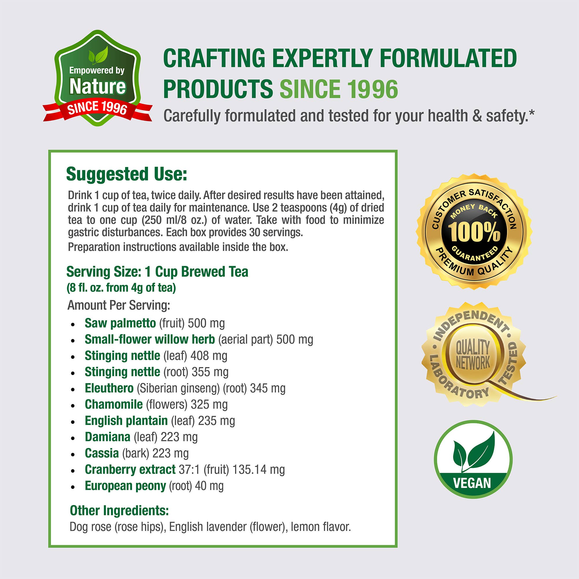 Bell Lifestyle Products Inc. - Wholesale Health/Detox Tea - Ezee Flow Tea™ - Supports Men’s Urinary Flow & Comfort1