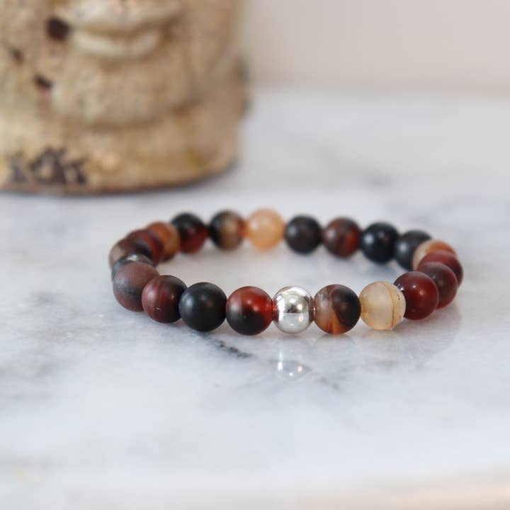 Hematite/Aventurine Bracelets (Assortment) - Calm and Discipline for wholesale by Alora Boutique Inc.