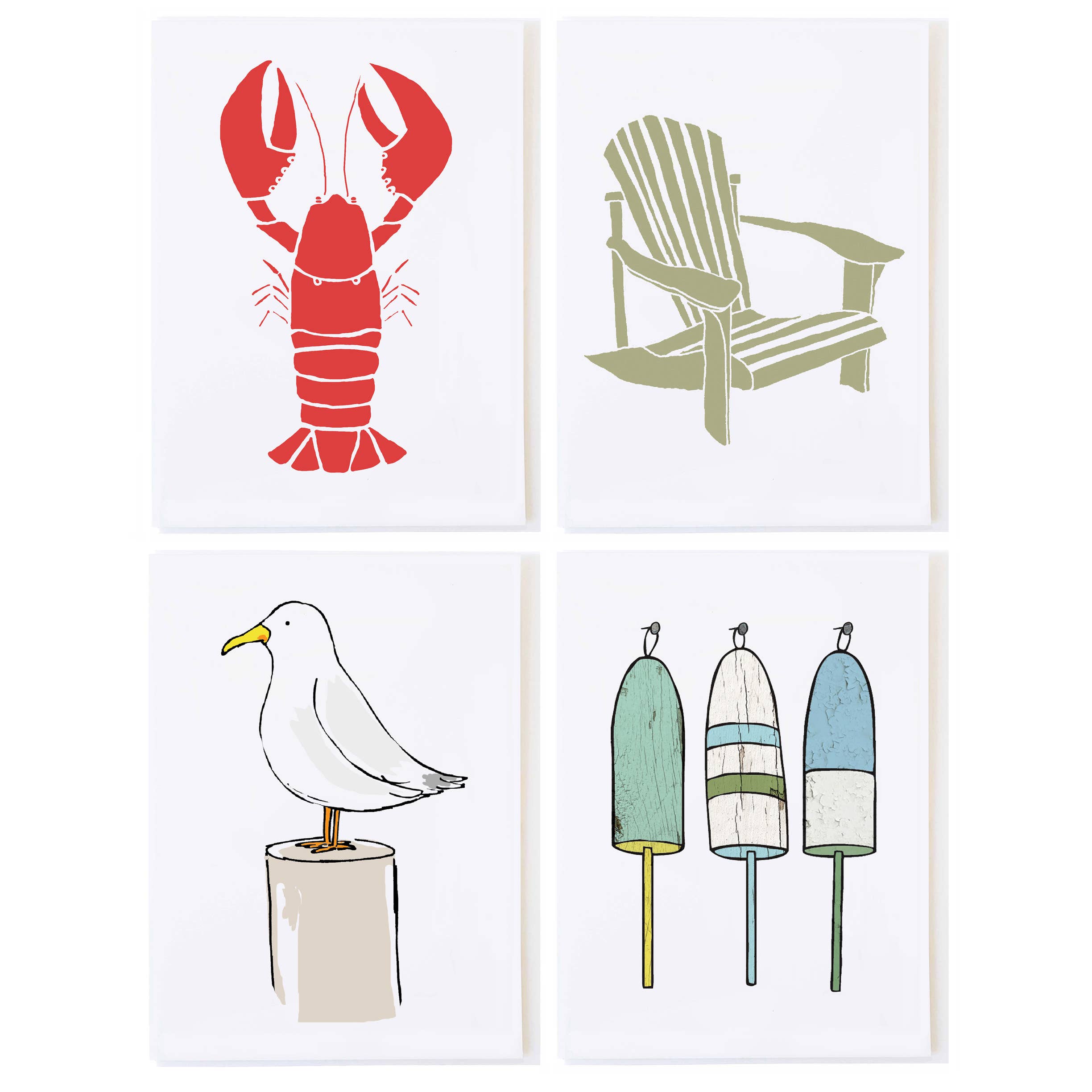 mollyOcards - Wholesale Stationery/Notecard Set - Maine1