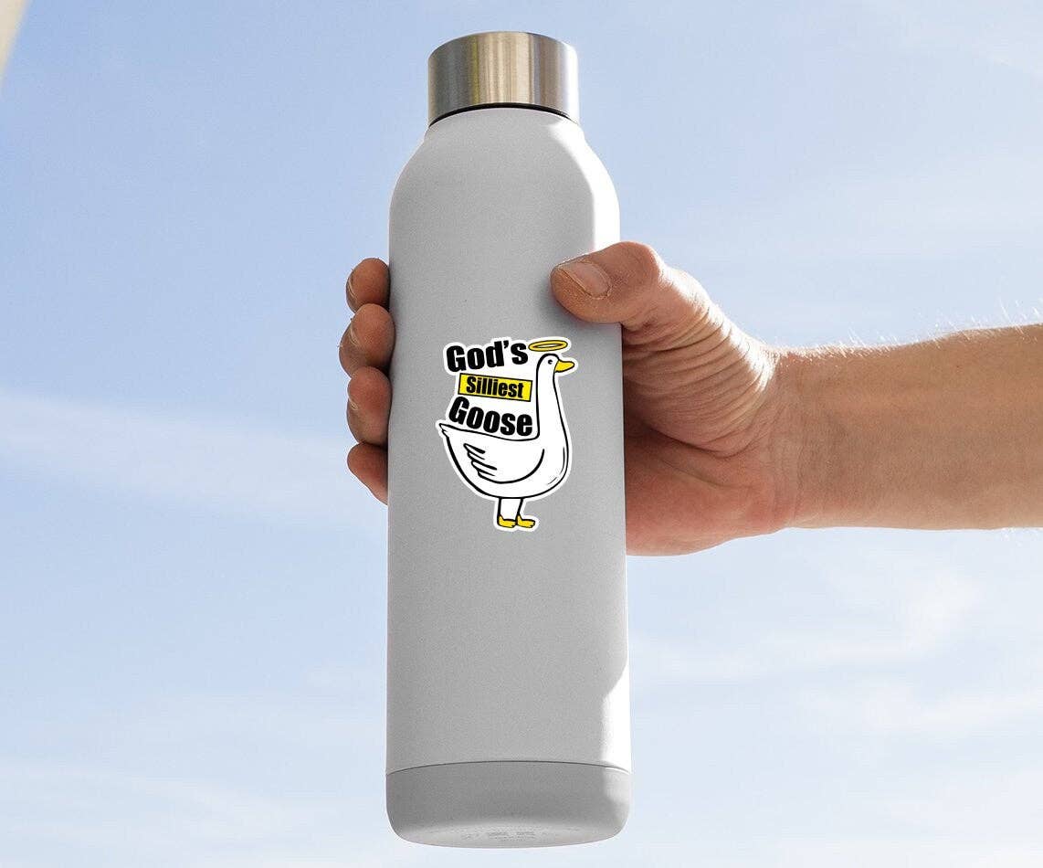 Sticker Horse – wholesale Klistermärke – Guds dummaste gås-klistermärke3