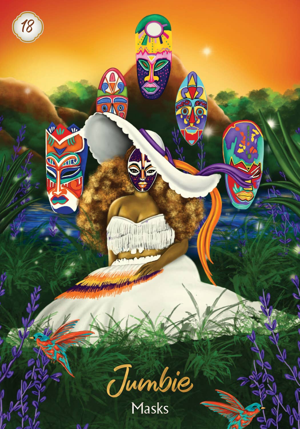 Penguin Random House LLC - Wholesale Tarot Cards - African Goddess Rising Oracle4