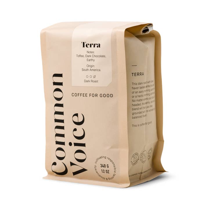 Terra Common Voice Coffee for wholesale by Good Citizen Coffee