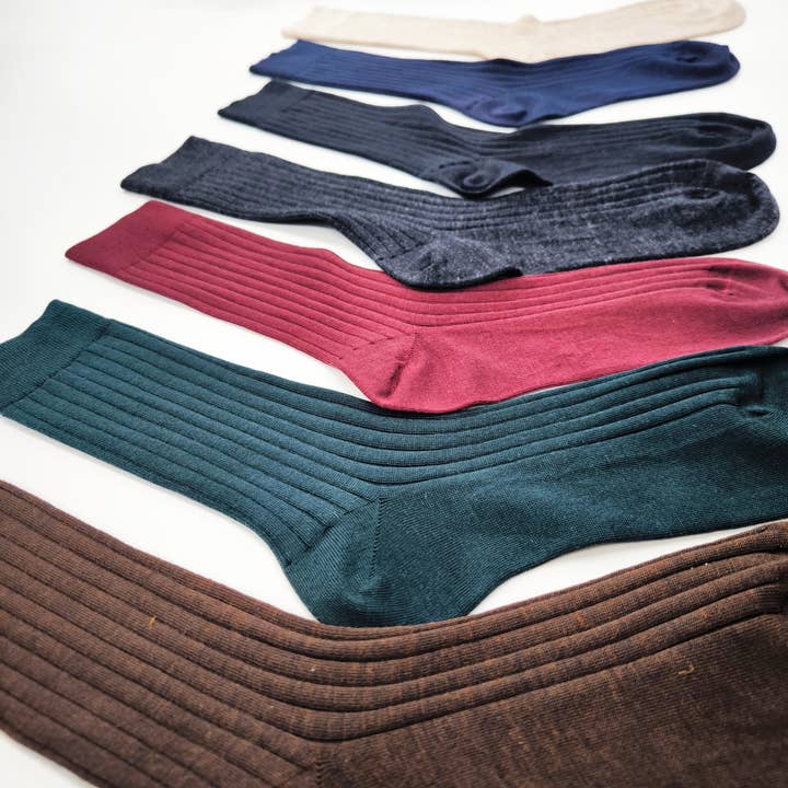100% Merino Wool Sock in Rib, Plain or Patterned and other Purchase Wholesale donegal wool socks. Free Returns & Net 60 Terms on Faire trending on Faire.