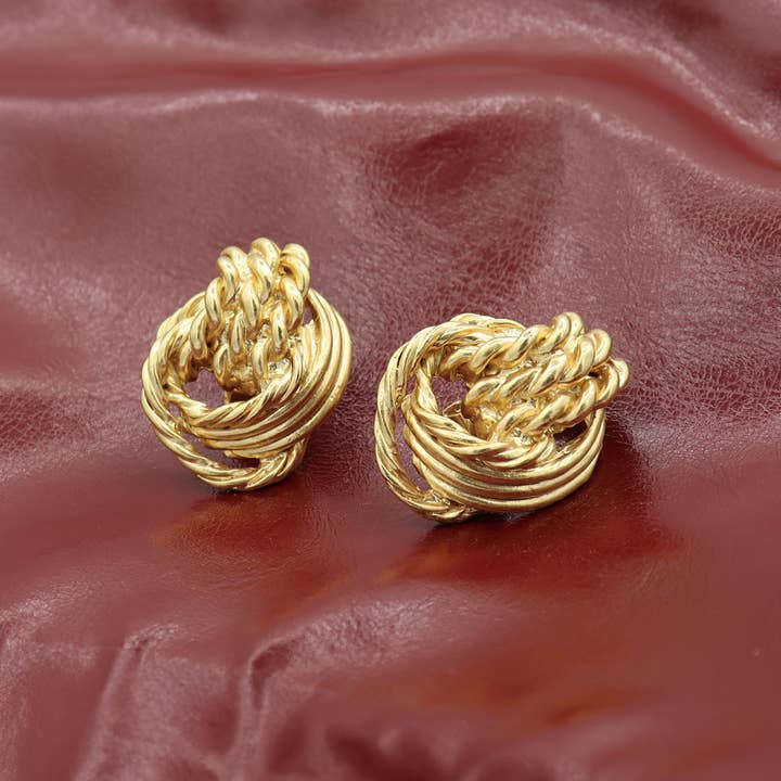 KARINE SULTAN - Wholesale Clip-On Earrings - Large Knot Clip On Earring