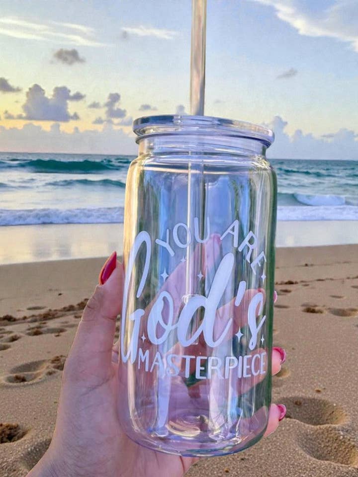 Du bist Gottes Meisterwerk Vinylbecher für den Großhandel von Ka_Creative_Art