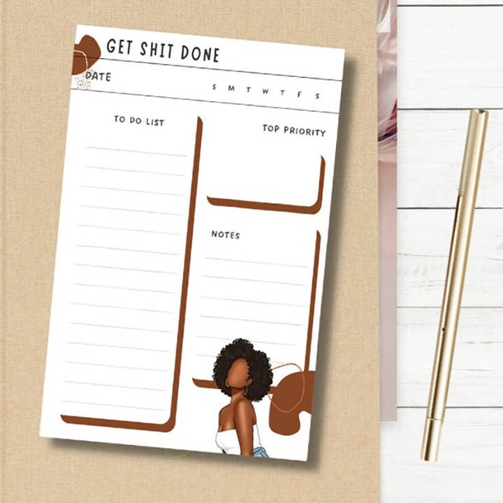 Get Sh*t Done Notepad for wholesale by BLNK SPCE Designs