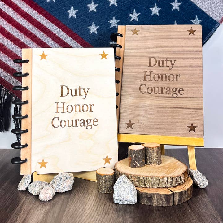 Sacred Honor - Wholesale Journal/Diary - Disc Bound Walnut Journal6