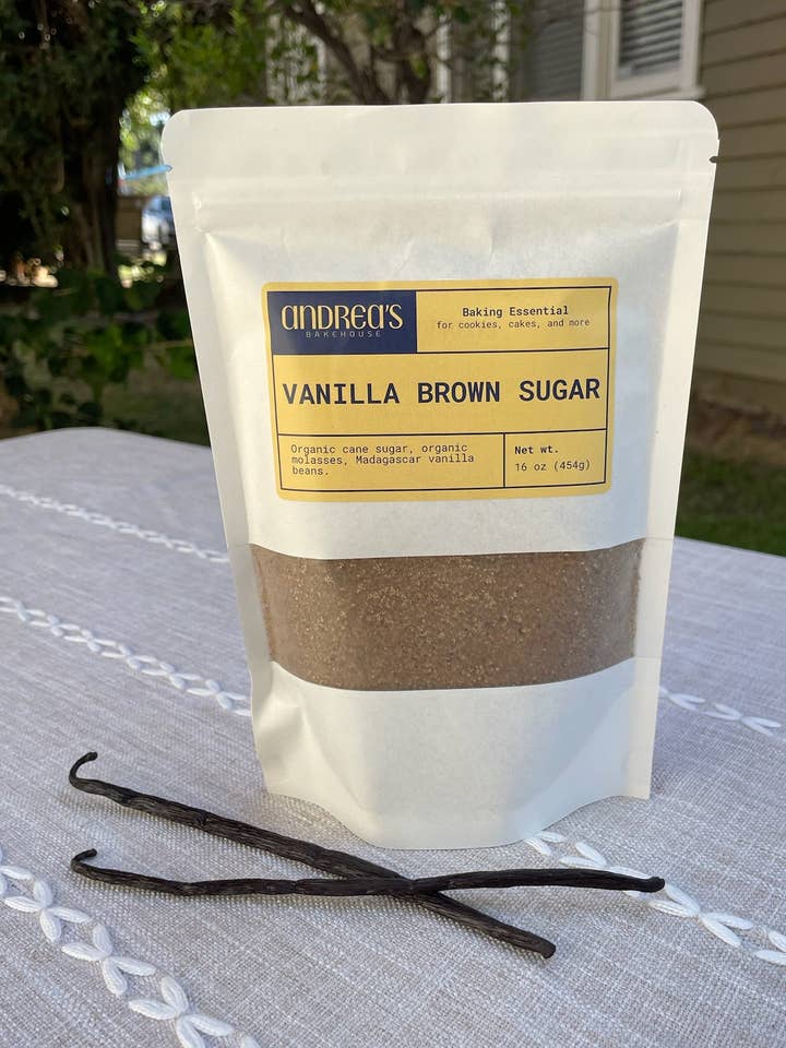 Vanilje Brun Farin for engroshandel hos Andrea's Bakehouse