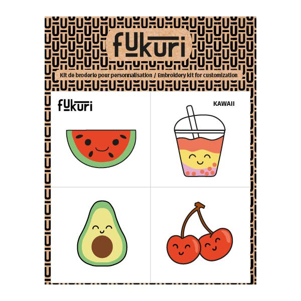 Embroidery board - Kawaii fruits for wholesale by Fukuri