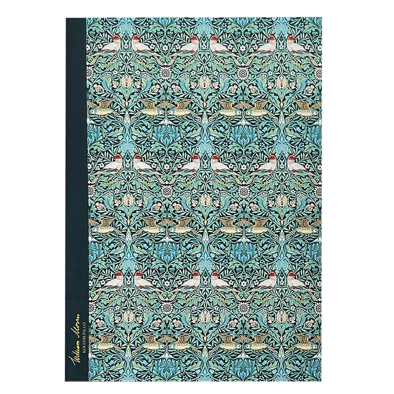 Koustrupco – Caderno por atacado – Caderno Padrão Verde de Pássaros - Bloco de Notas - Feito na Dinamarca1