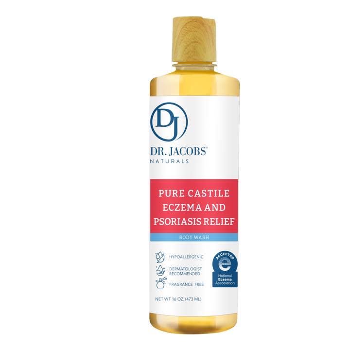 Pure Castile Eczema and Psoriasis Soap - 16 oz for wholesale by Dr Jacobs Naturals