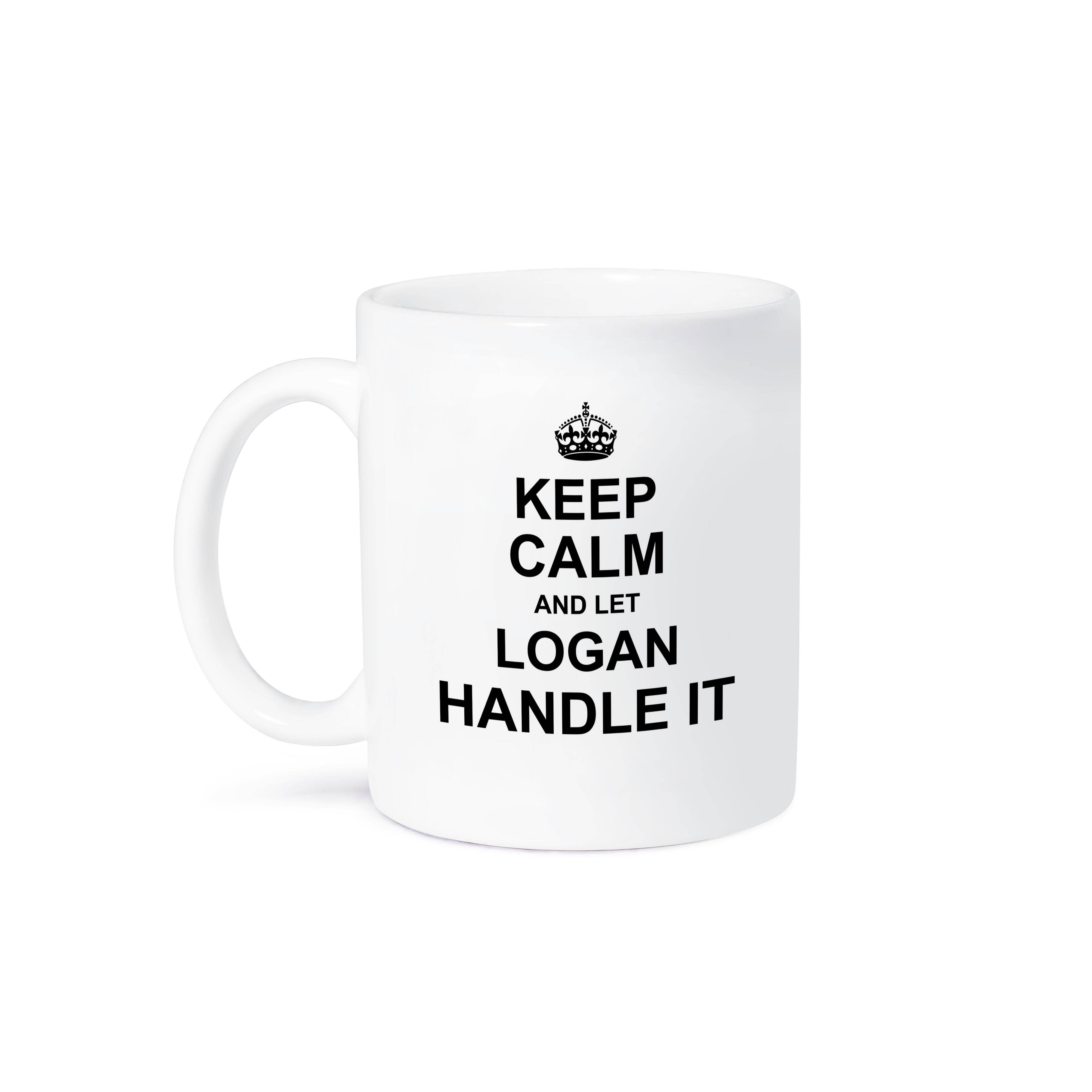 3dRose - Wholesale Coffee Mug - 3dRose, Keep Calm and Let Logan Handle it - funny personal name, Mug8