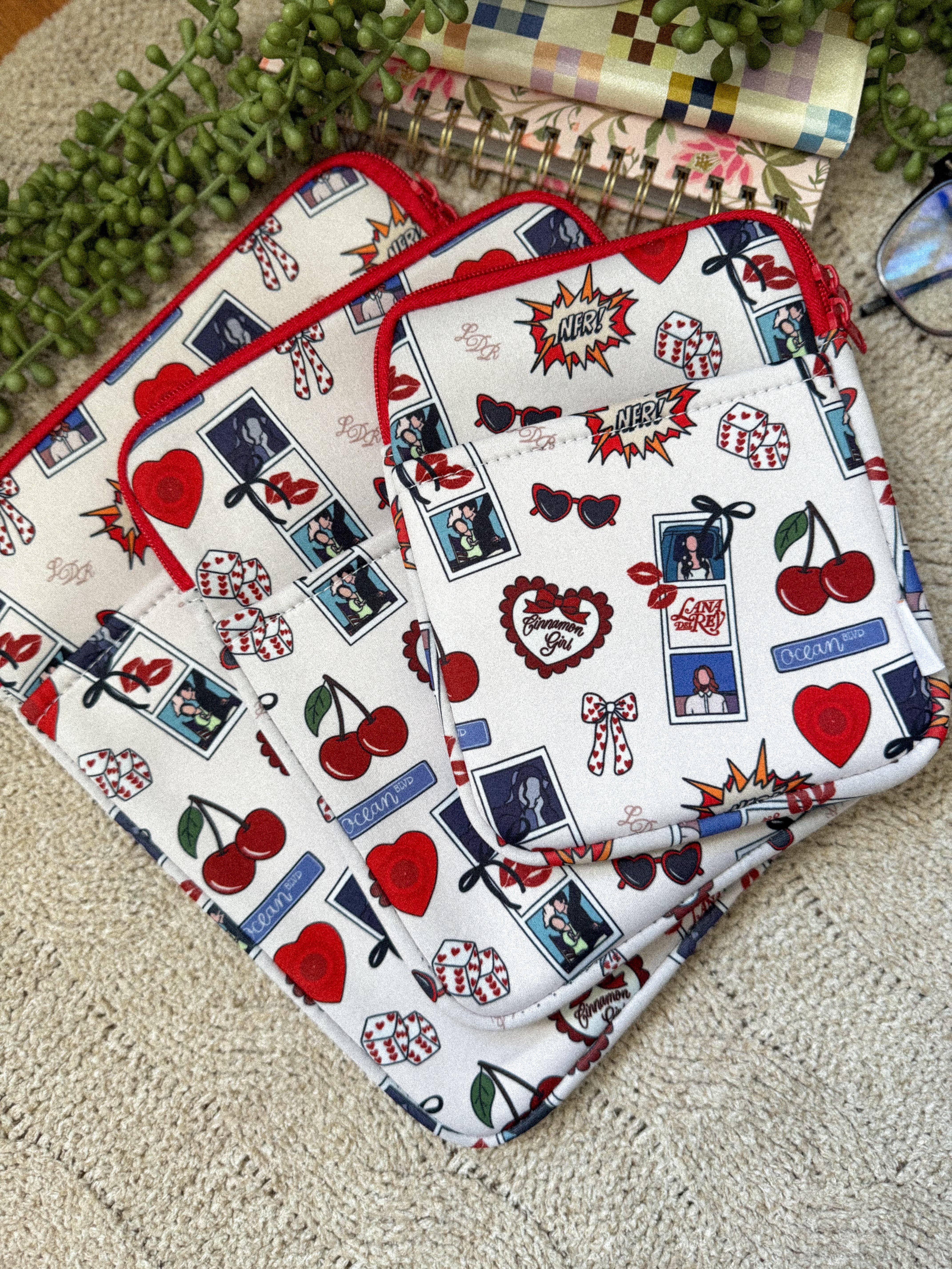 needlexstitchco - Wholesale Pouch - Women's - Lana Del Rey Zip Pouch - READY TO SHIP0