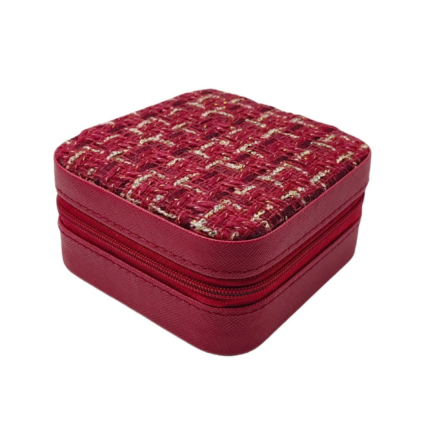 MiMi Wholesale - Wholesale Jewelry Box/Organizer - EG10301 Tweed Jewelry Box5