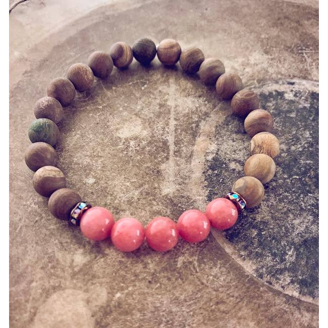 Peacock & Lime – Großhandel Perlenarmband – Harmonie/ Mala Stretch-Armband mit natürlichen Edelsteinen2