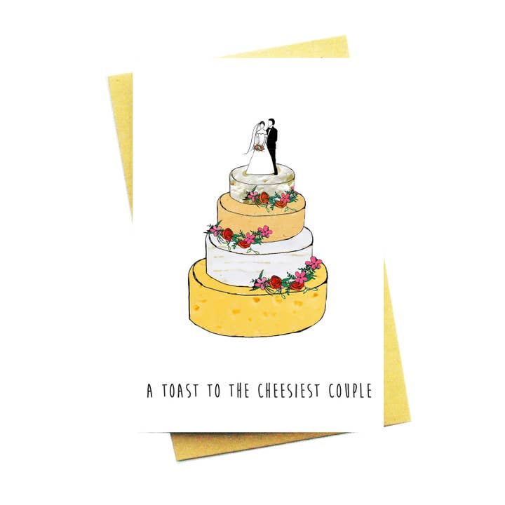 Een toast op het cheesiest stel voor wholesale door Nocturnal Paper