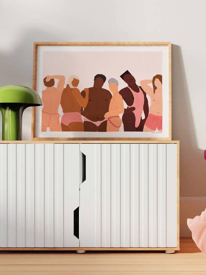 Poster XXL "Them in Lingerie" (50 x 70cm) pour la vente par Thomas Gravereau