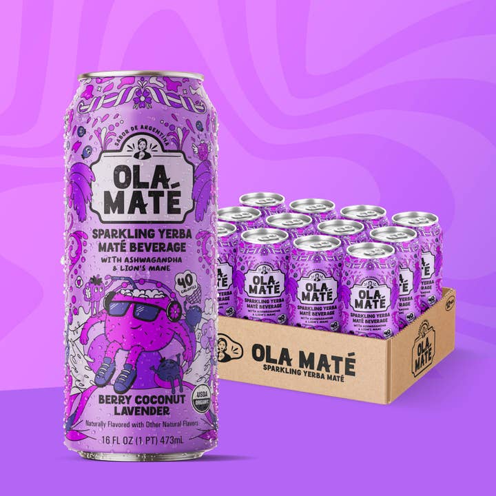 Baie Noix de Coco Lav Maté Pétillant pour la vente par Ola Mate