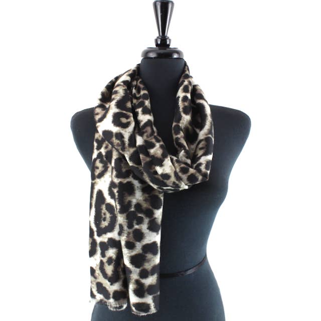 Pretty Persuasions - Wholesale Scarf - Women's - S25212 Animal Print Lightweight Scarf7