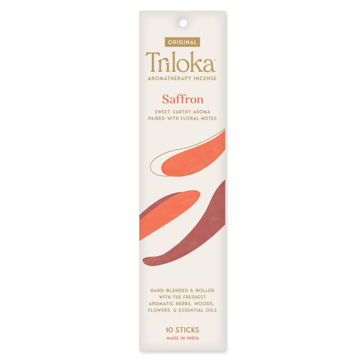 Triloka Saffron Original Incense for wholesale by Triloka