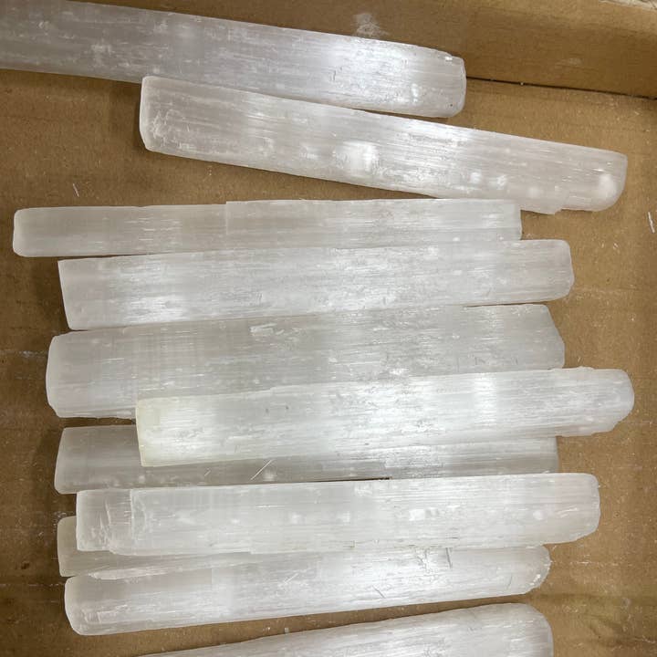 15Cm Raw Selenite Sticks
Kilo for wholesale by Casablanca Exports