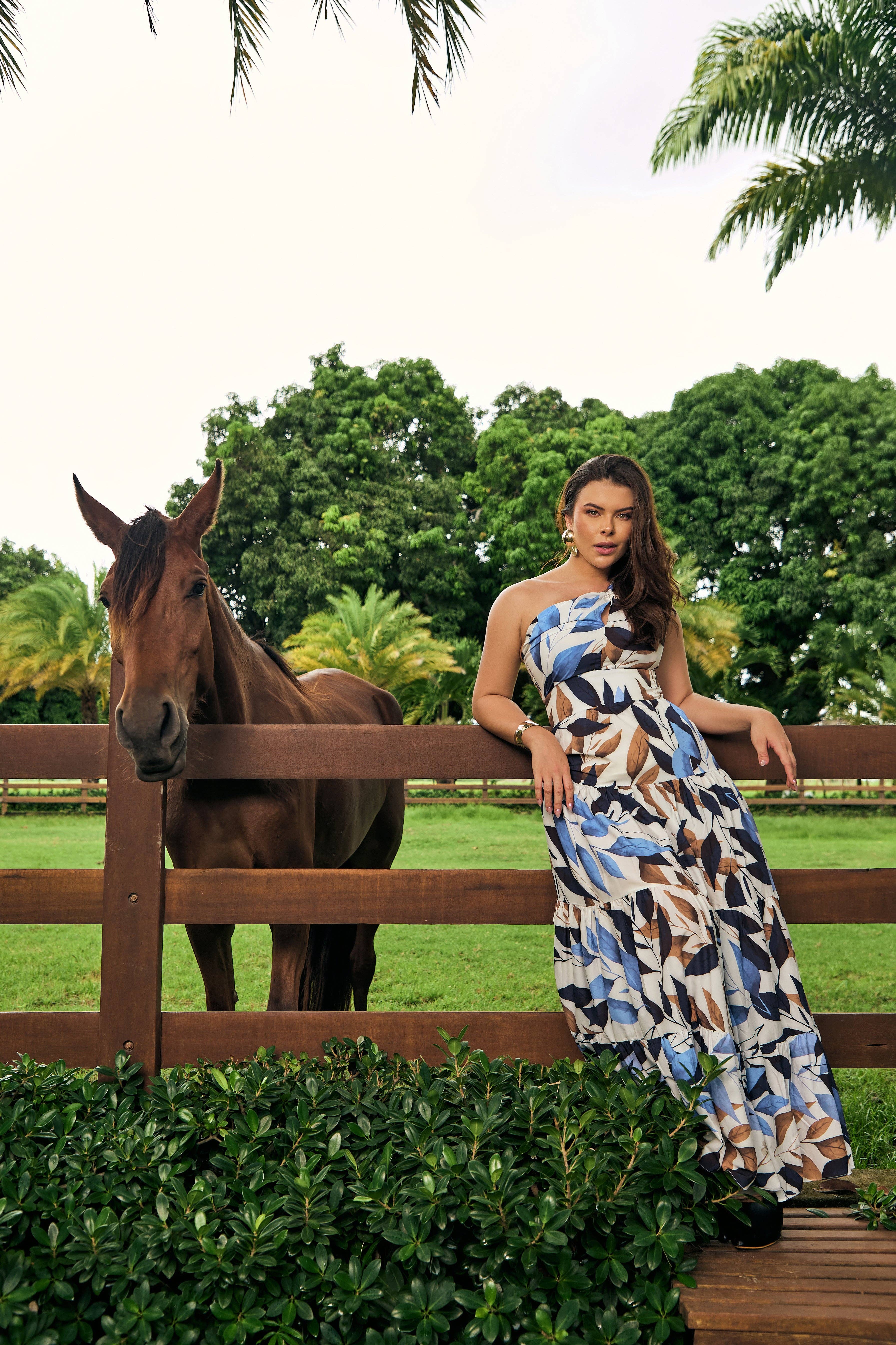 STAMPED SINGLE SHOULDER RIBBED DRESS for wholesale on Faire1