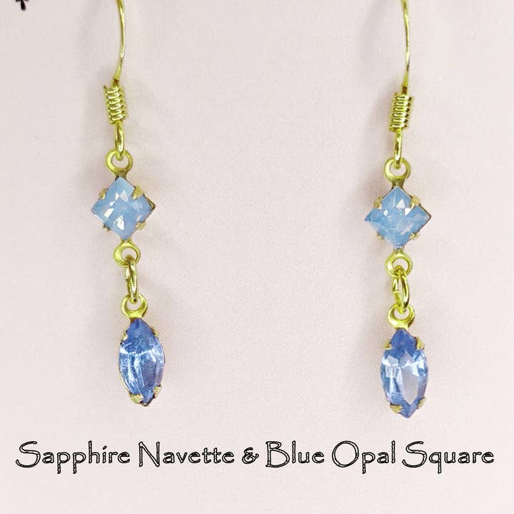 1889 Products - Wholesale Dangle Earrings - 1889 Jewelry Vintage Rhinestone Earrings - Assorted Small