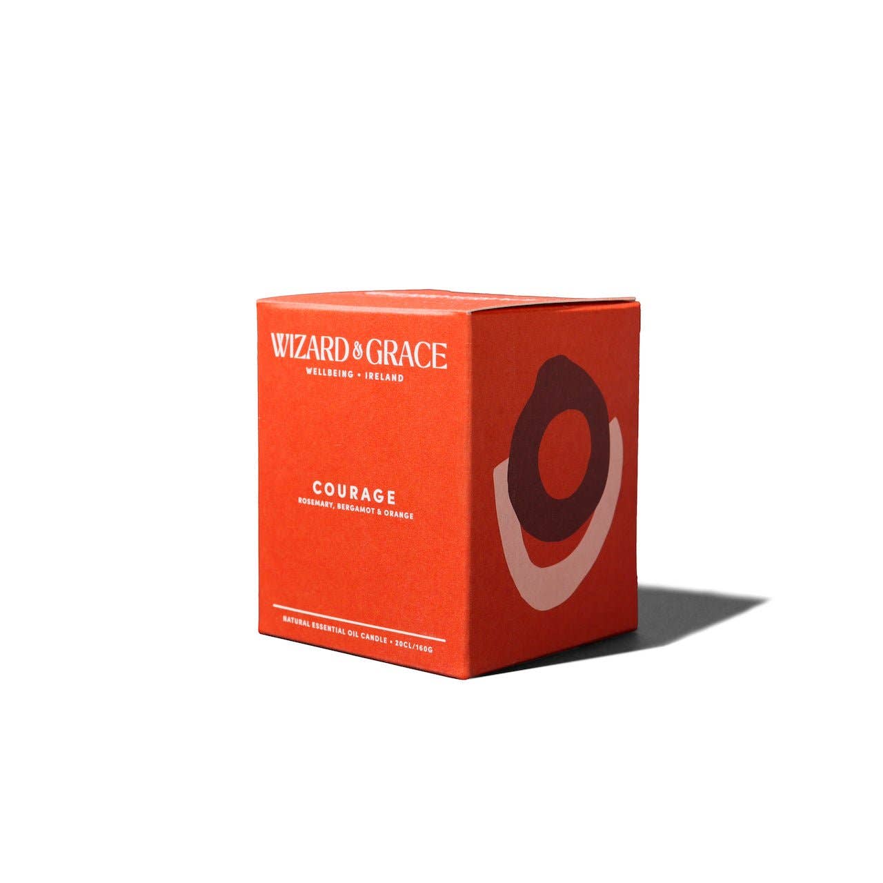 Wizard & Grace Wellbeing - Venta al por mayor Velas en tarros - Vela de aceite esencial Courage natural2